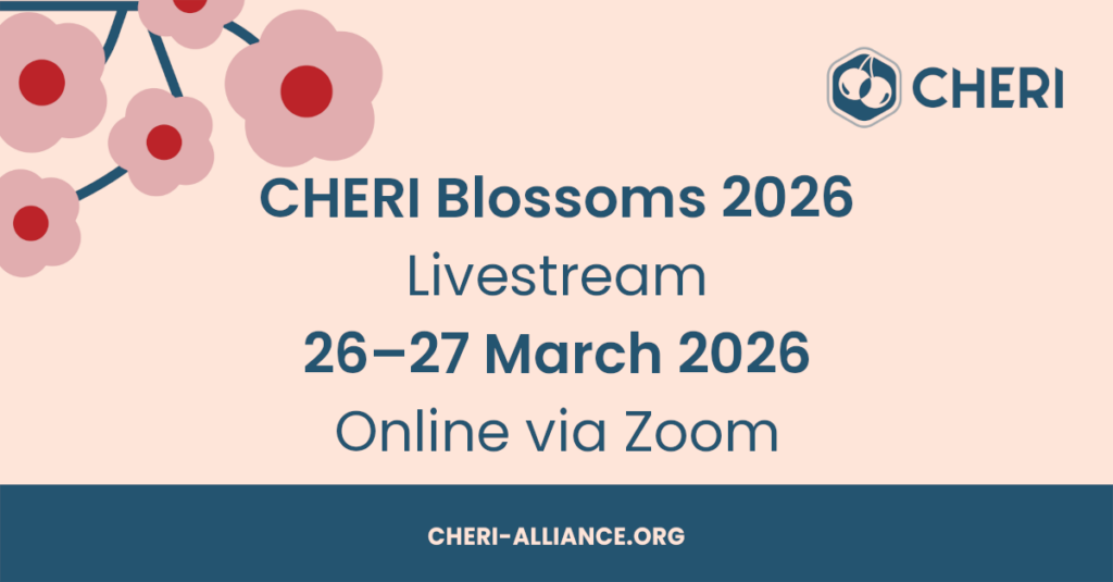 CHERI Blossoms2026 Livestream banner